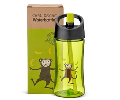 Vaikiška tritano gertuvė su šiaudeliu 350ml „BEŽDŽIONĖLĖ“ – BPA free