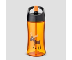 Vaikiška tritano gertuvė su šiaudeliu 350ml „BRIEDIS“ – BPA free
