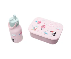Lund Design Dovanų rinkinys vaikams Paukščiai - Pietų dėžutė 1200ml ir gertuvė 400ml