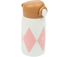 Luxkids Aps Vaikiška termo gertuvė FABELAB Harlekin Rose 320 ml