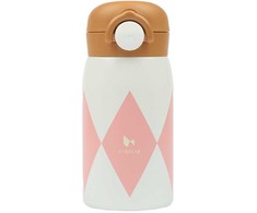 Luxkids Aps Vaikiška termo gertuvė FABELAB Harlekin Rose 320 ml