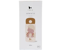 Luxkids Aps Vaikiška termo gertuvė FABELAB DINOLAND ROSE 320 ml