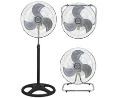 3 viename pastatomas ventiliatorius, 40 cm skersmens, 50 W galios, 70465, ELITE
