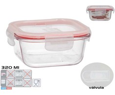 Kvadratinė pietų dėžutė 320 ml, 5,5 x 12 x 12 cm, KITCHEN&amp;GO