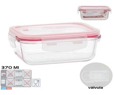 Stačiakampė pietų dėžutė 370 ml, 5,5 x 15,5 x 11 cm, KITCHEN&amp;GO