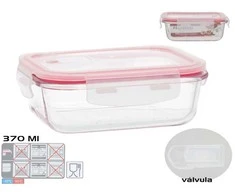 Stačiakampė pietų dėžutė 370 ml, 5,5 x 15,5 x 11 cm, KITCHEN&amp;GO