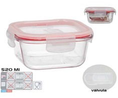 Kvadratinė pietų dėžutė 520 ml, 6,5 x 14 x 14 cm, KITCHEN&amp;GO