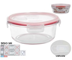 Apvali pietų dėžutė 950 ml, 7,5 x 17,5 x 17,5 cm, KITCHEN&amp;GO