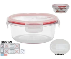 Apvali pietų dėžutė 400 ml, 6 x 13,5 x 13,5 cm, KITCHEN&amp;GO