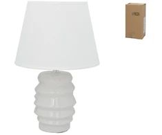 Balta stalinė lempa, 22.00 × 22.00 × 34.00 cm, DECORLIFE