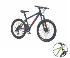 Bicycle 24" Corelli TopVelo Via 2.3 14'' (XS) frame, žalias-pilkas