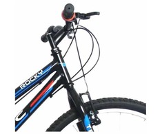 MTB dviratis 26" Tec V TopVelo, rėmas standartinis, juoda/raudona/mėlyna