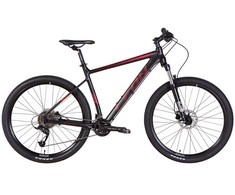 Dviratis AL 27.5" Leon XC-70 AM Hidraulinis užraktas HDD rėmas-20" juodas su raudonu (m)