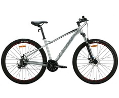 Bicycle AL 29" Leon TN-90 DD frame-18" pilka-juodas with red