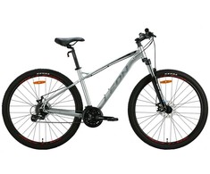 Bicycle AL 29" Leon TN-90 DD frame-18" pilka-juodas with red