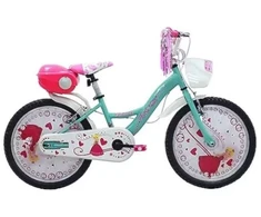 Children's bicycle TopVelo Vision-Prinsesse (Wheel size: 16, Frame size: 11) Mėlyna/turquoise color