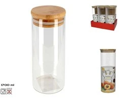 Borosilikatinio stiklo indas 1700 ml, 28 × 10 × 10 cm, KITCHEN&amp;GO