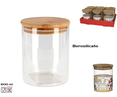 Borosilikatinio stiklo indas 600 ml, 13 × 10 × 10 cm, KITCHEN&amp;GO