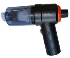 Automobilinis dulkių siurblys Rosberg R51001PV, 6W, 0,1 l., įkraunamas, juodas