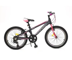 Children's bicycle TopVelo Corelli GIRL MTB MICROSHIFT (Wheel size: 20, Frame size: 10) Mėlyna / pink