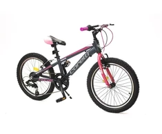 Children's bicycle TopVelo Corelli GIRL MTB MICROSHIFT (Wheel size: 20, Frame size: 10) Mėlyna / pink