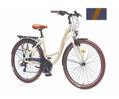 Bicycle Miesto dviratis 28" Corelli Glowie V TopVelo Shimano, 51/48/44 cm rėmas, pilka/ruda
