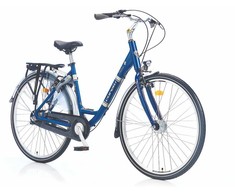 Miesto dviratis 28" Corelli Mocha 2.0 V TopVelo Shimano Nexus 3, 48 cm rėmas, mėlynas/pilkas/žalias