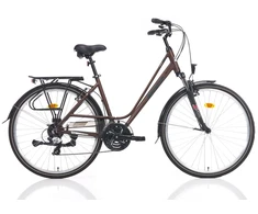 City bike TopVelo BROSTER MAVINE L (Wheel size: 700C, Frame size: 51cm) Brown