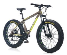 Corelli 26" FAT BIKE HD BRAKE SHIMANO 21 SPEED ZENGO RATAI: 26 RĖMAS: 16 PILKA ŽALIA