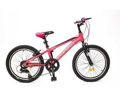 Corelli GIRL 20" MTB MICROSHIFT 7 SPEED REGINA RIM:20 F:20 C: Rožinis DECAL:Juodas