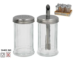 Cukrinė 340 ml, 2 rūšių, 8,5 x 7,5 x 7,5 cm, KITCHEN&amp;GO