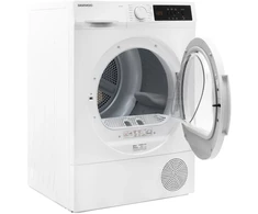Skalbimo mašina Daewoo DDR VH8A/E džiovyklė, šilumos siurblys, 8kg, nerūdijančio plieno talpa, stiklinės durelės, E