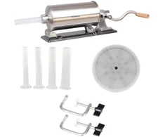 Virtuvinis kombainas Dešrų kimštuvas, 5kg talpos, horizontalus, nerūdijančio plieno, Klausberg, KB 7929