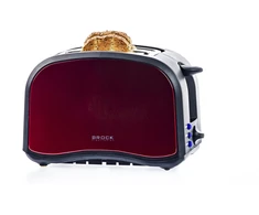 Didelis XL skrudintuvas BROCK BT 1002 RD, 800 W, raudonas