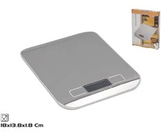 Skaitmeninės virtuvinės svarstyklės 5kg, 18 x 14 x 2 cm, KITCHEN&amp;GO
