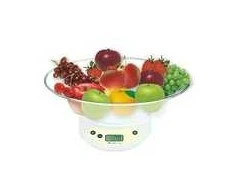 Skaitmeninės virtuvinės svarstyklės Rosberg R51651B, 5kg., dubuo, baterija, LCD ekranas, baltos
