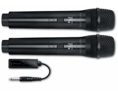 Muse Mūza | Pakuotėje 2 belaidžiai mikrofonai | MC-50 WI | Juoda