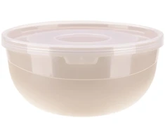 Dubuo su dangčiu, 0,7 l, smėlinis, 14 x 14 x 7, 91311, RAVI Decor