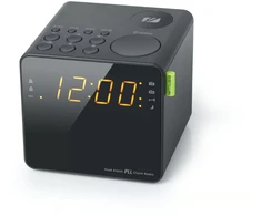 Dviejų žadintuvų laikrodinis radijas PLL, 2×1,5 V, M 187 CR, MUSE