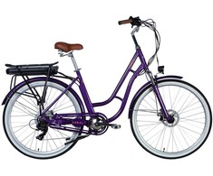 E-bike 28" AL Dorozhnik CORAL DD FR frame-19" 36V 12.5A*h 250W violetinė-mėlynas YS 750 2025