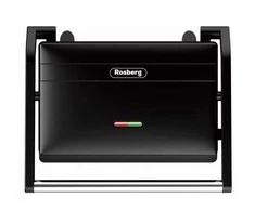Sumuštinių keptuvas Elektrinis grilis, Rosberg R51442J, 1300 W, nepridegančios plokštės, juodos