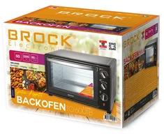 Elektrinė krosnelė Orkaitė BROCK TO 6001 B 60L, 2000 W
