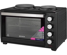 Elektrinė krosnelė Orkaitė su kaitlentėmis BROCK TO 4802 BK 48L 2000 W