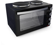 Elektrinė krosnelė Orkaitė su kaitvietėmis BROCK TO 3002 B 30L, 1600W