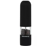 Elektrinis prieskonių malūnėlis, juodas, 60ml, Klausberg KB 7434