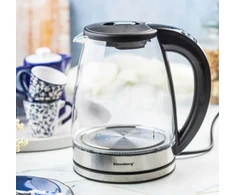Elektrinis virdulys Klausberg KB 7887 su temperatūros ekranu 1,8 l, galia 2200 W
