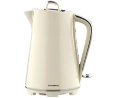 Elektrinis virdulys, nerūdijantis plienas, kreminės spalvos, 1,7 l, 2200 W, KB 9016, Klausberg