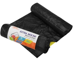 EXTRA STRONG šiukšlių maišai su juosta 35 l, LD/HD, 15 vnt., 21 x 4 x 4, 00726, Simple Solution