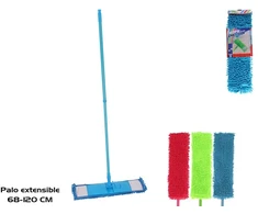 Gerimport Mikropluošto šluota 50 cm su kotu 68–120 cm, 128 × 17 × 50 cm