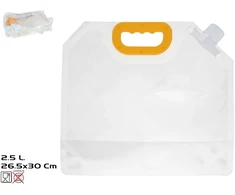 Skaidrus pikniko maisto ir vandens konteineris 2,5 l 26x29 cm, SUMMER ENJOY
